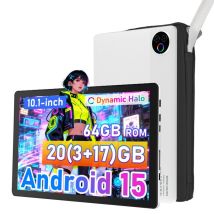 Tablette Tactile Kotsren Android 15 - Blanc - 10.1 Pouces - Kotsren