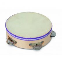 Tambourin En Bois 18 Cm - Bontempi - Jouet Instrument De Musique - Bontempi