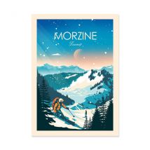 Affiche 30x40 Cm - Morzine France - Studio Inception - Wall Editions