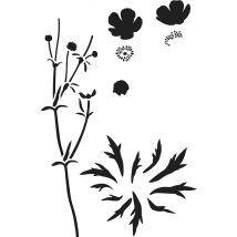 Pochoir Tiges 21x29,7 Cm - Artemio