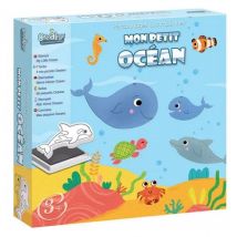 Set De Tampons Mon Petit Ocean - Crealign - Jaune - Créa Lign'