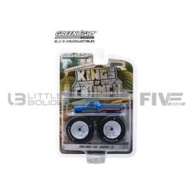 Voiture Miniature De Collection - Greenlight - Ford F250 Monster Truck - 1996 - Bleu - Échelle 1/64 - Greenlight