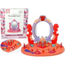 Table De Maquillage Pour Enfant Avec Miroir Et Lumières Son Rose - D toys