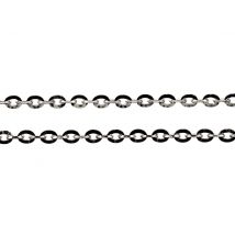 5 Mètres De Chaine Metal Argente 3 X 2 Mm - Creation Bijoux Perles - La boutique de Karine