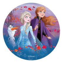 Disque Reine Des Neiges 2 (20 Cm) - Azyme - Dekora