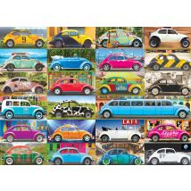 Puzzle 1000 Pièces - Vw Beetle - Gone Places - Eurographics
