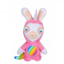 Lapins Crétins Licorne - Lapicorne Rose Sonore - 18 Cm - Lapin Crétin