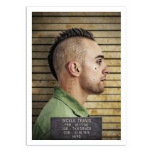 Affiche 30 X 40 Cm - Taxi Driver Mugshot - Alexandre Granger - Wall Editions