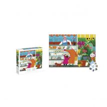 Puzzle – Sur Le Marche – 500 Pieces - Janod - Orange - Jura Toys