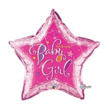 Ballon Géant Welcome Baby Girl - QUALATEX