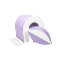 Set De 2 Blocs En Mousse Lilas - Velinda - Blanc