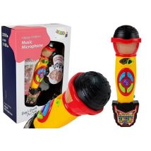 Microphone Karaoké Jaune Noir Enregistreur Pour Enfants - D toys