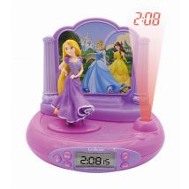 Réveil Projecteur Disney Princesse Raiponce En 3d - Lexibook
