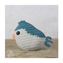 Kit Crochet Oiseau Bleu - Amigurumi Hardicraft Bleu