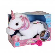 Peluche - Licorne Lica Bella Féerique, Musicale Et Lumineuse - 35 Cm