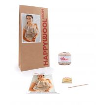 Kit Crochet Top Femme Séléna Beige 34/36 - Phildar