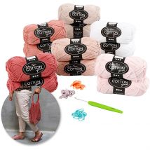 Kits - Crochet, Rose, 1 Set - CC Hobby