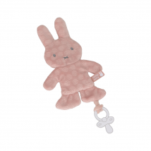 Doudou Attache Tétine Miffy - Flower Rose - Pioupiou et Merveilles