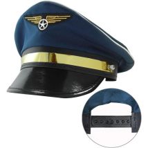 Déguisement - Casquette De Pilote D'Avion - Réglable - Adulte - Carnaval - Fête - Widyka