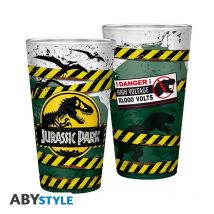 Jurassic Park - Verre Xxl Danger High Voltage - Abystyle