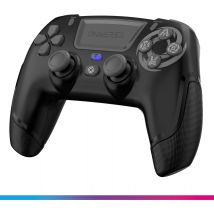 Manette Sans Fil Ps4/ps3/pc/android/ios - Oniverse - Sortie Casque Stéréo, Gyro 6 Axes Revolt Noir