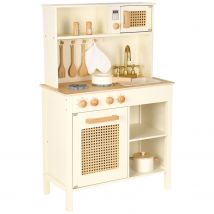 Cuisine En Bois Et Rotin - New Classic Toys
