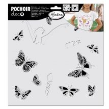 Pochoir Superposable - Danseuse Et Papillons - Aladine