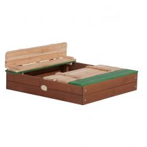 Axi Ella Bac A Sable En Bois Avec Bancs - Axi House