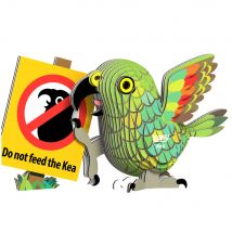 Eugy 3d Modèle: Oiseau / Kéa 12,9x3,7x6,4cm, En Carton, En Boîte, 6+
