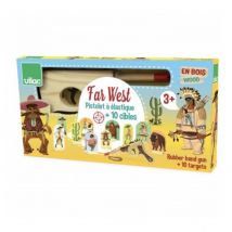 Farwest Jeu De Pistolet A Elastique Et Cible - Vilac
