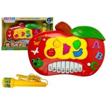 Piano Électronique Pour Enfants Pomme Connectez Votre Téléphone Avec Microphone - D toys