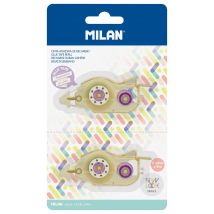 Blister 2 Recharges Pour Roller De Colle 8,4 Mm X 8 Mm Série New Look - Milan