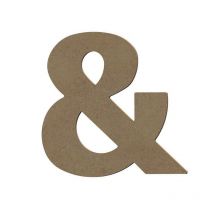 Symbole & En Bois Mdf À Décorer - 15 Cm - Gomille