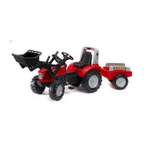 Tractopelle À Pédales X7 Avec Remorque - Falk - FALK TOYS