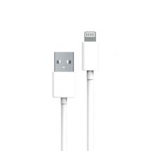 Myway Câble Lightning Vers Usb 2.0 Charge 12w Et Synchronisation 1m Blanc