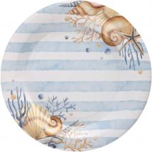 10 Assiettes Coquillage - Annikids