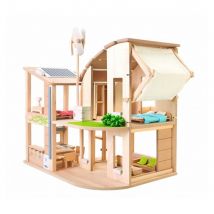 Maison En Bois Miniature - Ecologique Et Meublée - Plan Toys