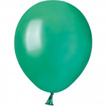50 Ballons Vert Sapin Ø13cm - Annikids