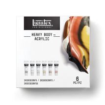 Set De Peinture Acrylique Iridescentes 6x59ml - Liquitex Heavy Body