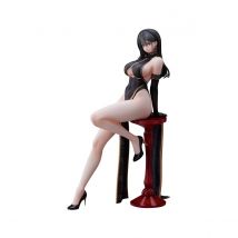 Original Character - Statuette Hayabusa Illustration Black China Dress-chan 16 Cm - UNION CREATIVE
