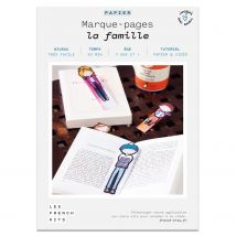Coffret Diy Papier - 8 Marque-pages - Personnages - Infocrea