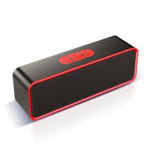 Enceinte Bluetooth Portable Son Stéréo Puissant Autonomie 12h Support Tf Aux Rouge Yonis - Yonis