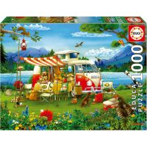 Puzzle - Vacances À La Campagne - 1000 Pièces - 68x48cm - Dès 14 Ans - Educa - Educa Borras