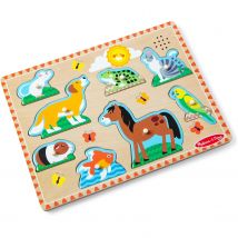 Puzzle Sonore Animaux De Compagnie - Melissa & Doug
