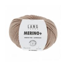 Pelote De Laine À Tricoter Merino + (plus) - Lang Yarns Marron (139)
