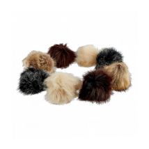 Assortiment De 8 Pompons Fausse Fourrure Diam. 120 Mm - Prym 0901 Multicolore