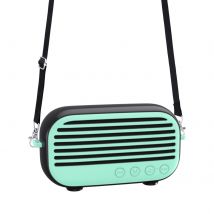 Enceinte Bluetooth Portable 10w Karaoke Avec Micro Et Sangle Haut Parleur Externe Vert Yonis - Yonis