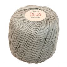 Calliope Pur Coton Bio Gris Clair - Tricotez-moi