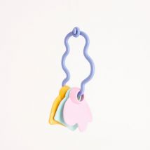 Hochet D’éveil Éco-responsable & Made In France- Bleu - Le jouet simple