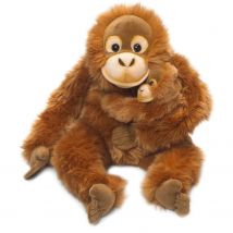 Peluche Orang-outan Avec Bébé 25 Cm - WWF